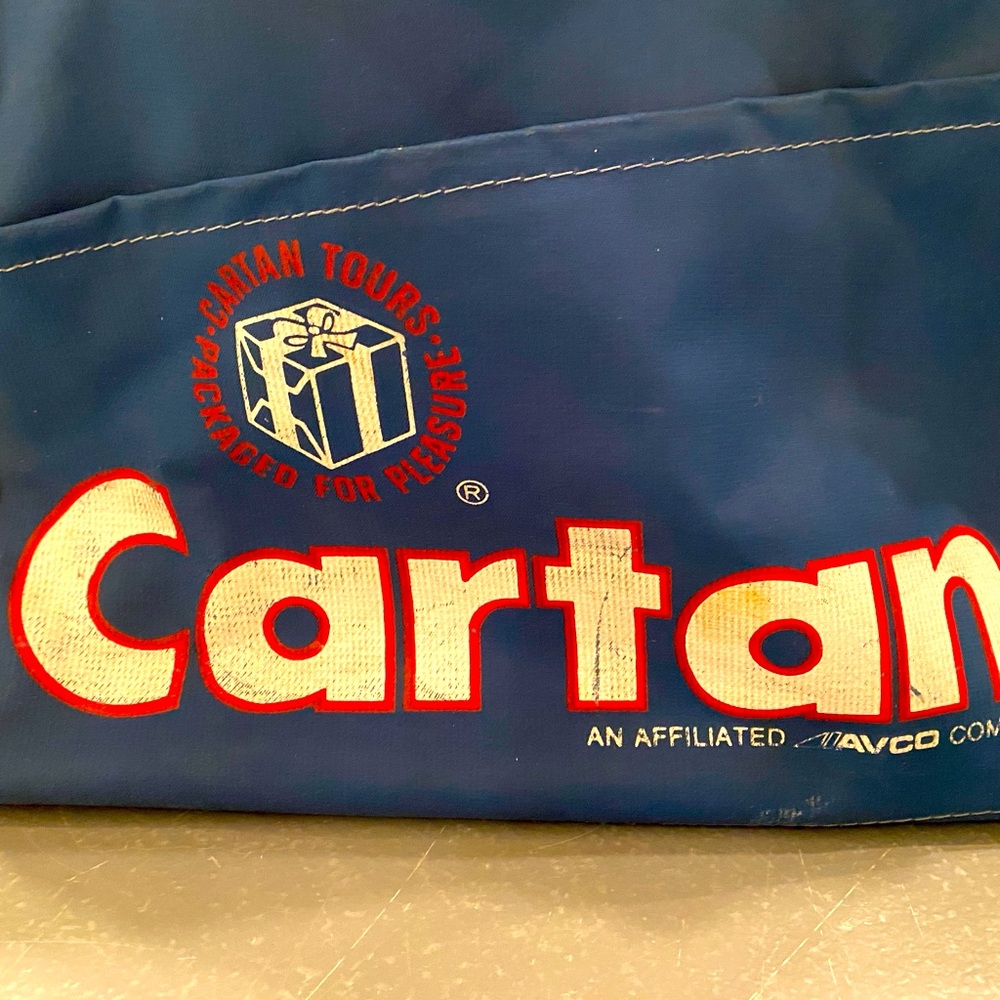 Vintage Cartan Travel Bag